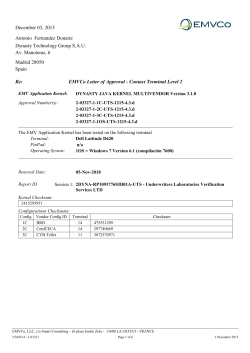 December 03, 2015 Av. Manoteras, 6 Dynasty Technology