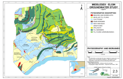 Map 2.3: Physiography and Moraines