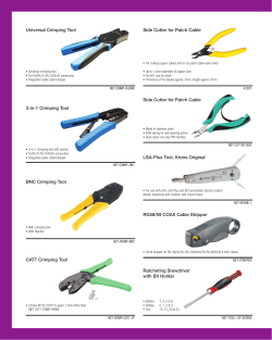 BNC Crimping Tool LSA-Plus Tool, Krone Original Universal