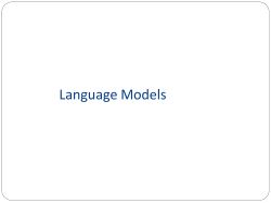 Natural Language Processing