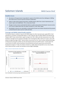 Solomon Islands - University of Technology Sydney