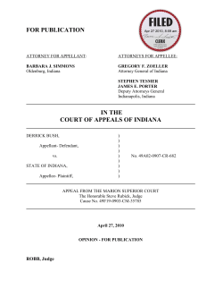 Derrick Bush v. State of Indiana