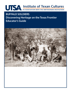 BUFFALO SOLDIERS Discovering Heritage on the Texas Frontier