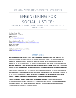 engineering for social justice