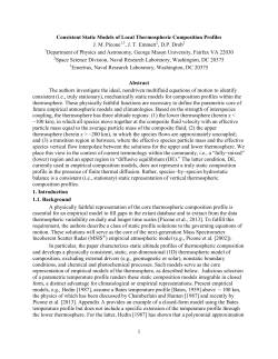 1 Consistent Static Models of Local