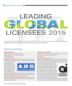 apparel and accessories