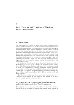 1 Basic Theories and Principles of Nonlinear Beam