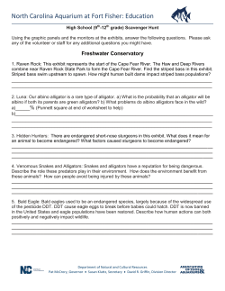 Education - North Carolina Aquariums