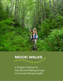 Mood Walks Program Manual