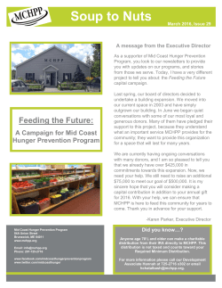 Soup to Nuts - Mid Coast Hunger Prevention Program
