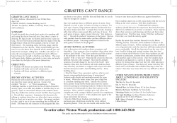 Giraffes Can`t Dance DVD