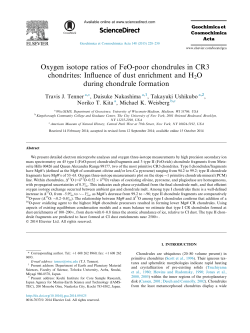 Oxygen isotope ratios of FeO-poor chondrules in CR3 chondrites