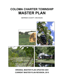 Coloma Charter Township Master Plan