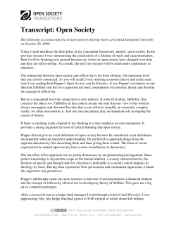Transcript - Open Society Foundations