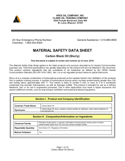 material safety data sheet - World Point Terminals, LP