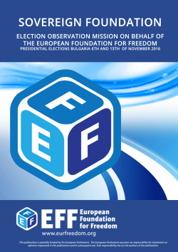 Full Report - European Foundation for Freedom