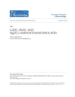 Cd(II)-, Pb(II)- AND Hg(II)-2
