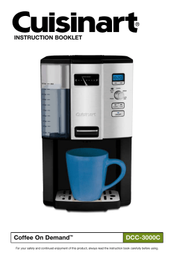 Coffee On Demand&trade; DCC-3000C