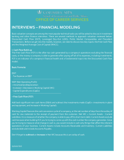 office of career services interviews &ndash; financial