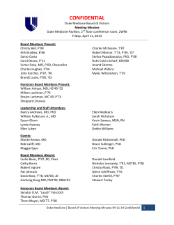 confidential - Sites@Duke