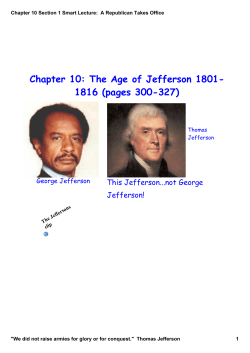 Chapter 10 Section 1 Smart Lecture: A Republican Takes Office