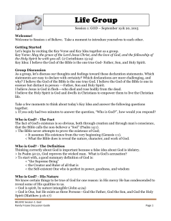 Life Group - Olivet Lutheran Church