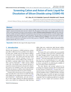 Screening Cation and Anion of Ionic Liquid for Dissolution of Silicon