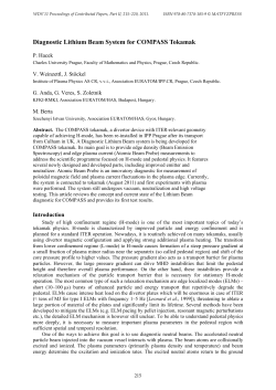 Diagnostic Lithium Beam System for COMPASS Tokamak