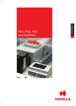 PS1, PS3, PS4 and QuikWire