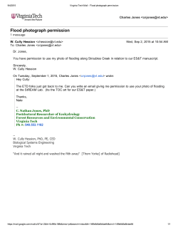 Supporting documents  - VTechWorks