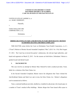 1 UNITED STATES DISTRICT COURT SOUTHERN DISTRICT OF