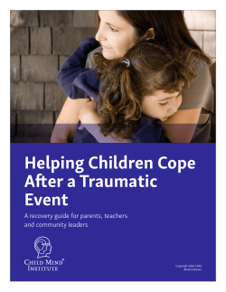 Helping Children Cope After a Traumatic Event
