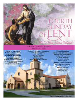 All Souls Catholic Church March 26, 2017