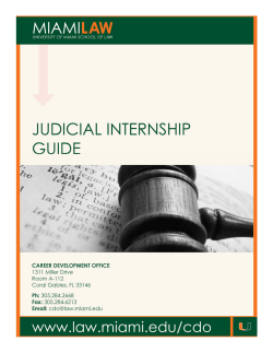CDO Judicial Internship Guide