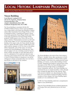 Nissen Building - City of Winston