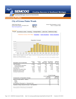 Complete Census Profile - City of Grosse Pointe Woods
