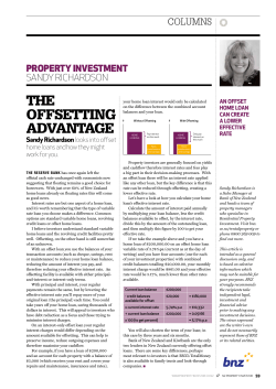 the offsetting advantage