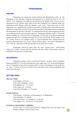 pangasinan 1 - Province of Pangasinan