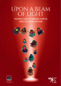Upon a beam of light - HAQ Centre for Child Rights