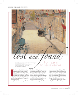 Paris to Palos Verdes - Authors Guild Website for Fabienne Marsh