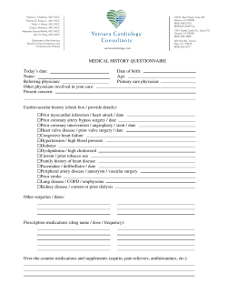 MEDICAL HISTORY QUESTIONNAIRE Today`s date: Date of birth