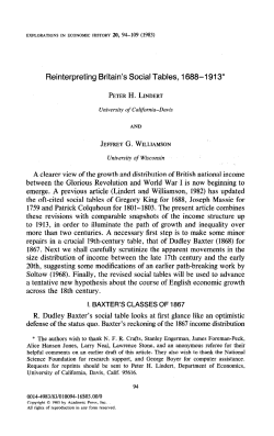 Explorations in Economic History, 1983