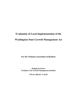 Washington State Growth Management Act