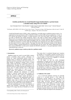 ARTICLE Astatine production in a lead