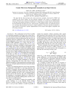 Cosmic Microwave Background Anomalies in an Open Universe