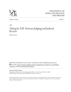 Taking Its Toll: Partisan Judging and Judicial Review