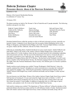 read Feb 18, 2016 meeting minutes