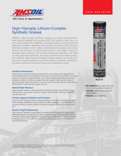 High-Viscosity Lithium-Complex Synthetic Grease