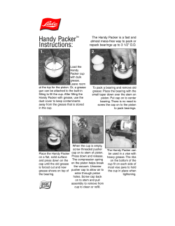 Handy Packer&trade; Instructions: