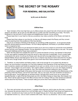 the secret of the rosary